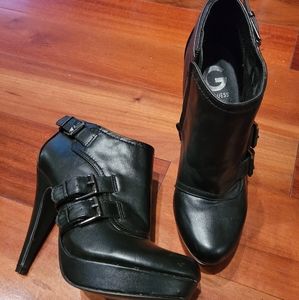 Black Guess booties